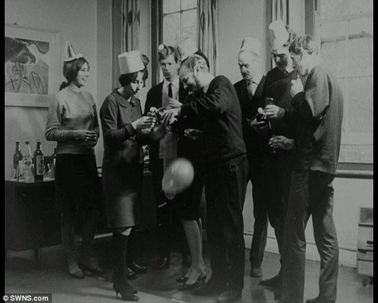 Black & White Photo of Group of People