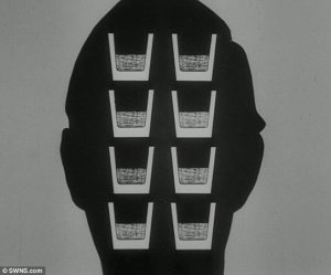eight images of glasses of beverage